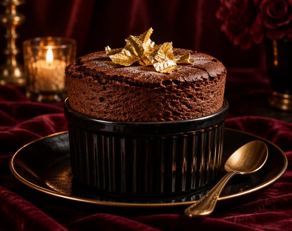 24K Gold Leaf Soufflé